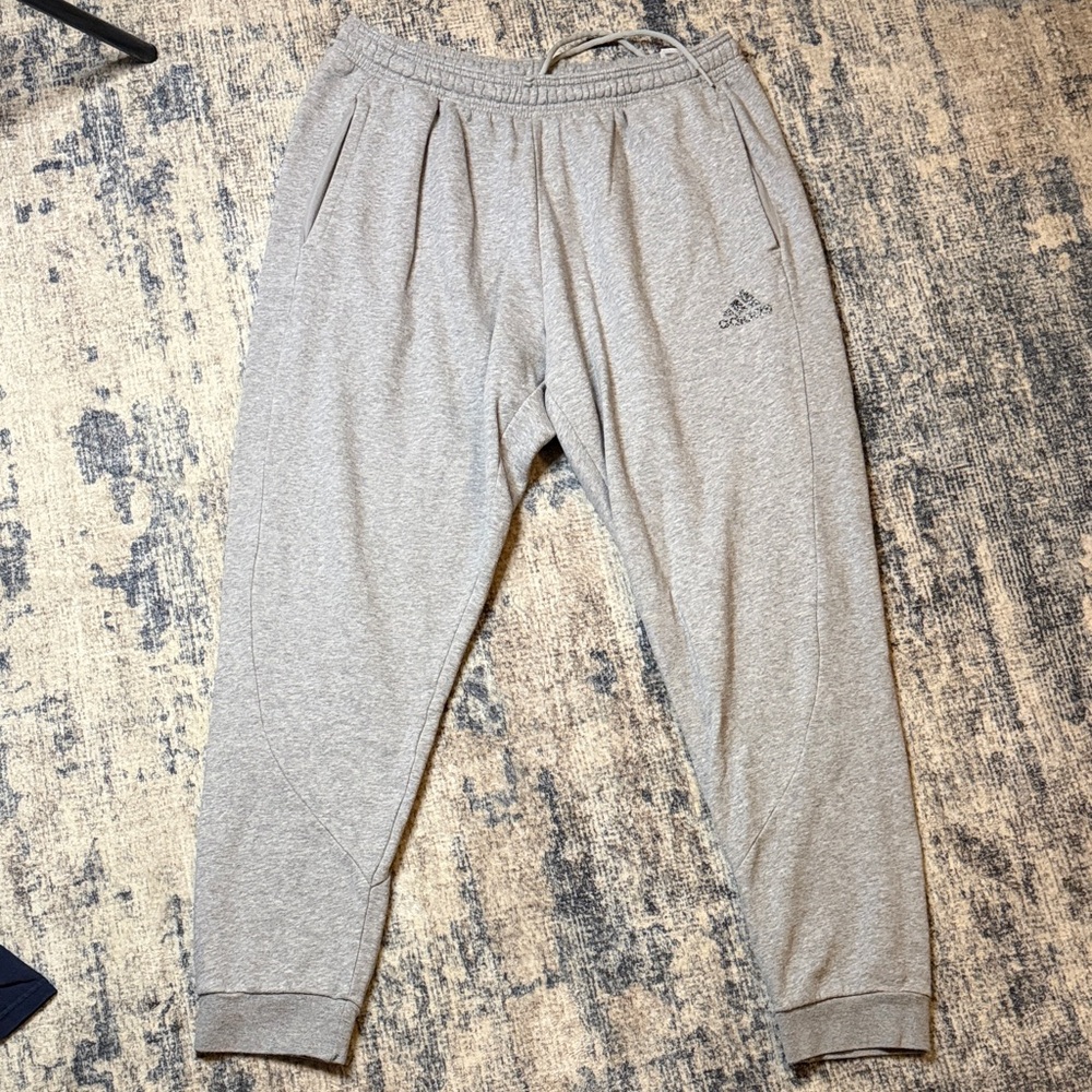 Adidas Heather Gray Joggers
